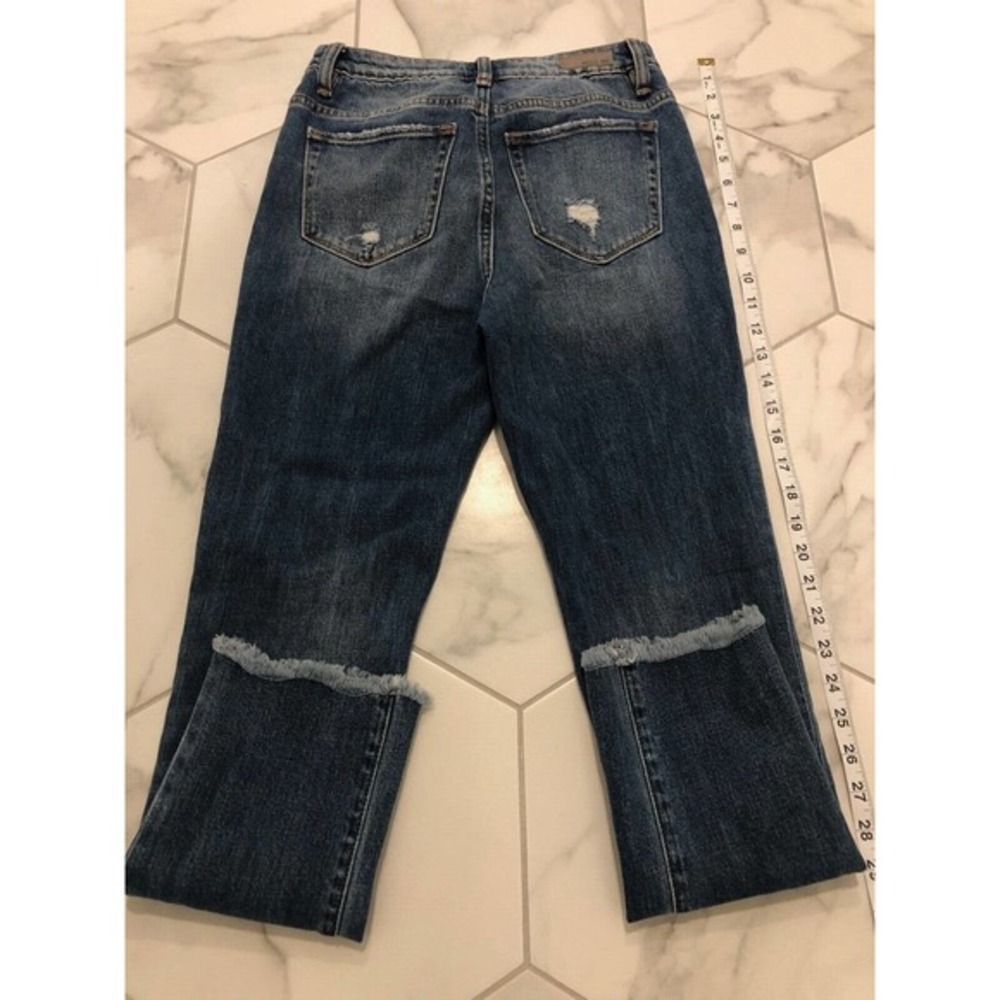 miss me jeans Size / 26 High-Rise Ankle Straight Medium Dark Denim - Picture 9 of 10